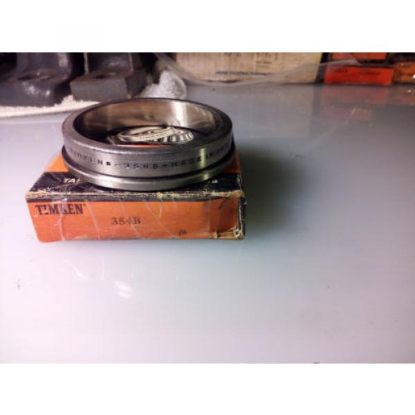 TIMKEN 354B TAPERED ROLLER BEARING, SINGLE CUP, STANDARD TOLERANCE, FLANGED O... #2 image