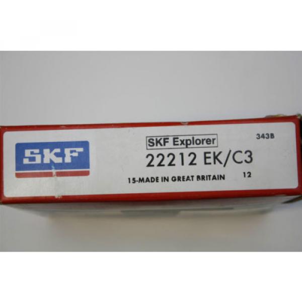 SKF 22212 EK/C3 Spherical Roller Bearing #1 image