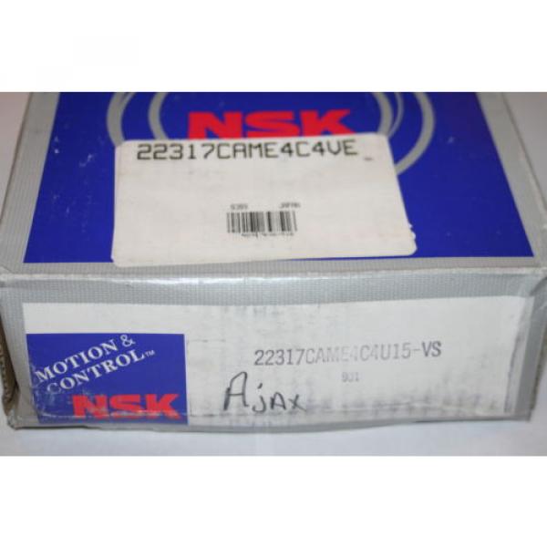 NSK 22317.CAM.E4.C4.U15 Spherical Roller Bearing CAME4C4.VE  * NEW * #2 image