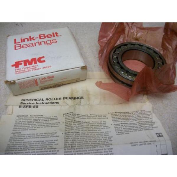 FMC LINK-BELT 22211LB / W33/ CO SPHERICAL ROLLER BEARING #4 image