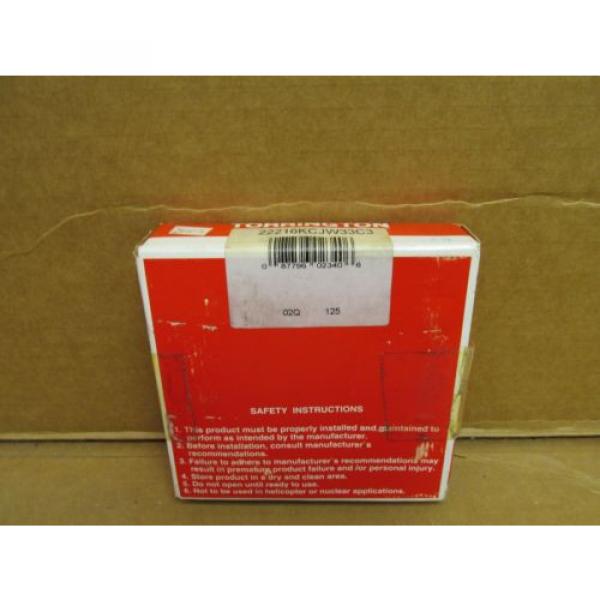 NIB FAFNIR 22216KCJW33C3 SPHERICAL ROLLER BEARING 22216 KCJW33C3 80x140x3 mm #2 image