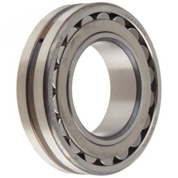 SKF 22211 E/C3 Explorer Spherical Roller Bearing, Straight Bore, Standard #1 image