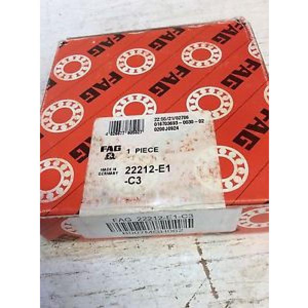 FAG 22212E1C3 SPHERICAL ROLLER BEARING #1 image