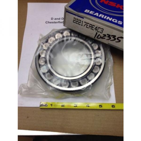 NSK 22217EAE4 C3, Spherical Roller Bearing, 85mm Bore, 150mm OD, Steel #1 image