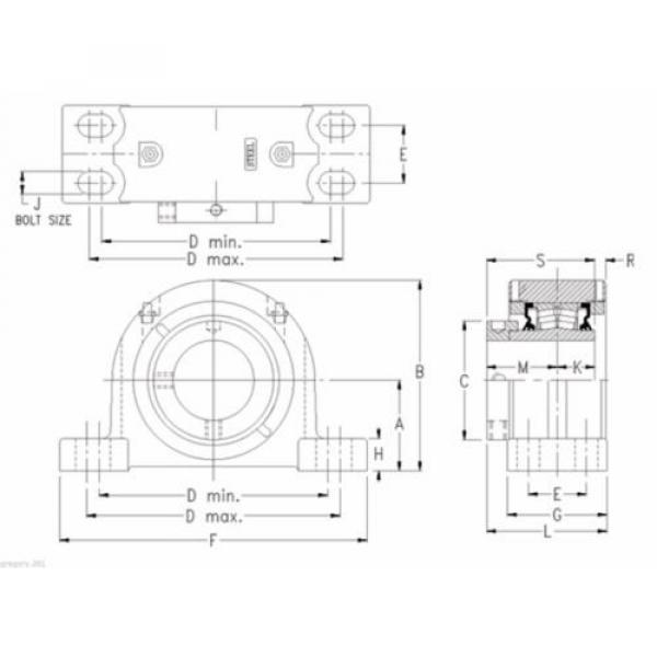 Timken QMPF18J307ST Spherical Roller Bearing SolidBlock Housed w/ Eccentric Lock #2 image