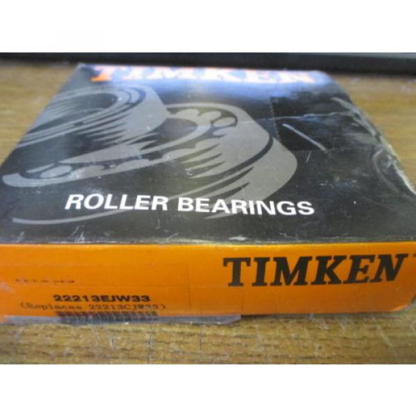 NEW TIMKEN SPHERICAL ROLLER BEARING 22213EJW33 #3 image