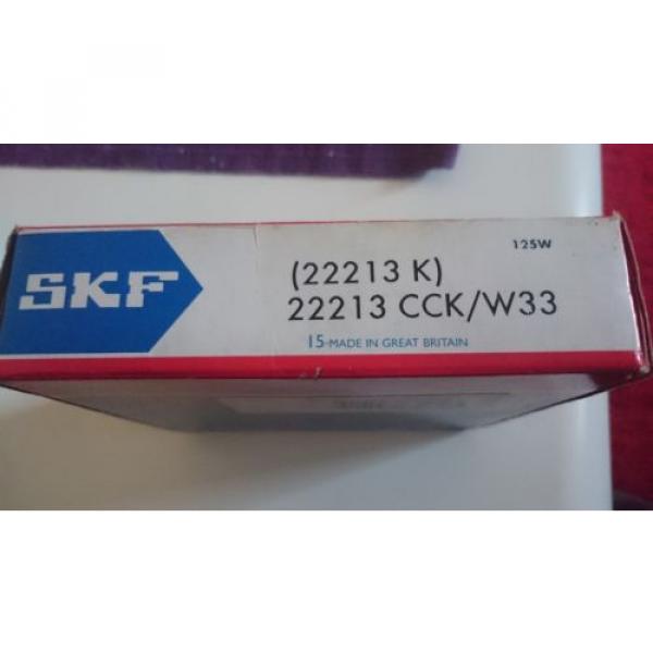 SKF 22213 K SPHERICAL ROLLER BEARING TAPERED NIB!!! #1 image