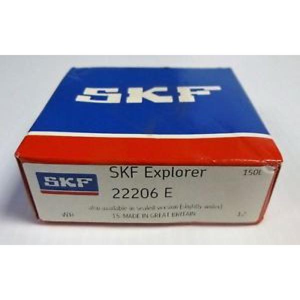 SKF 22206-E Spherical Roller Bearing 30mm ID X 62mm OD X 30mm W NIB #1 image