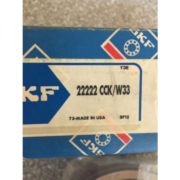 NEW IN BOX SKF SPHERICAL ROLLER BEARING 22222 CCK/W33 #2 image