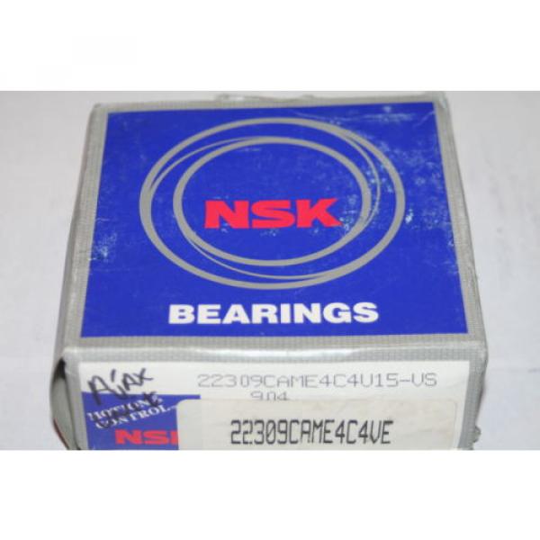 NSK 22309.CAM.E4.C4.U15 Spherical Roller Bearing CAME4C4.VE  * NEW * #1 image