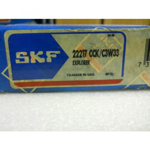 SKF 22217CCK/C3W33 SPHERICAL ROLLER BEARING 22217 NEW CONDITION IN BOX #2 image