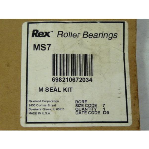 Rex MS7 Seal Kit for Spherical Roller Bearing ! NEW ! #2 image