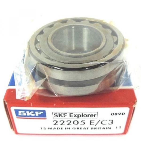 NIB SKF 22205 E/C3 SPHERICAL ROLLER BEARING #2 image