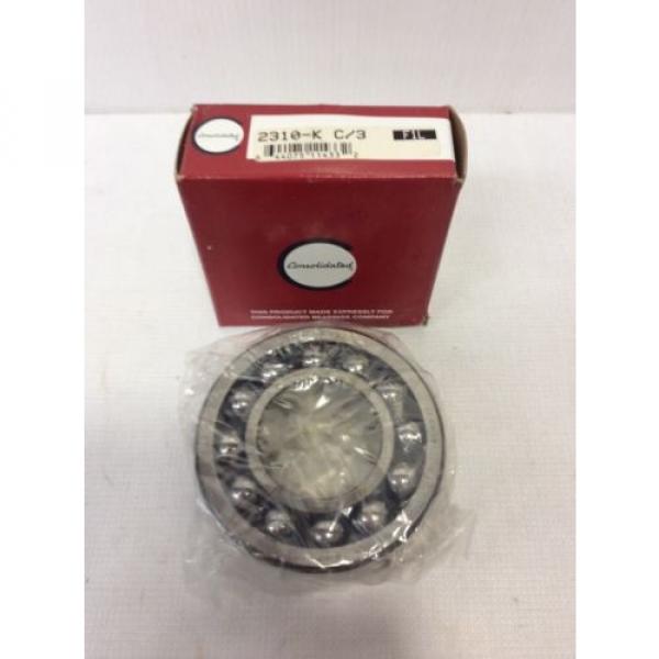 Consolidated Self-aligning ball bearings Portugal 2310K C/3 FAG New Self Aligning Ball Bearing #1 image