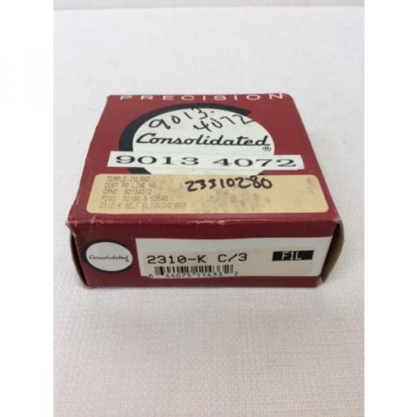 Consolidated Self-aligning ball bearings Portugal 2310K C/3 FAG New Self Aligning Ball Bearing #5 image