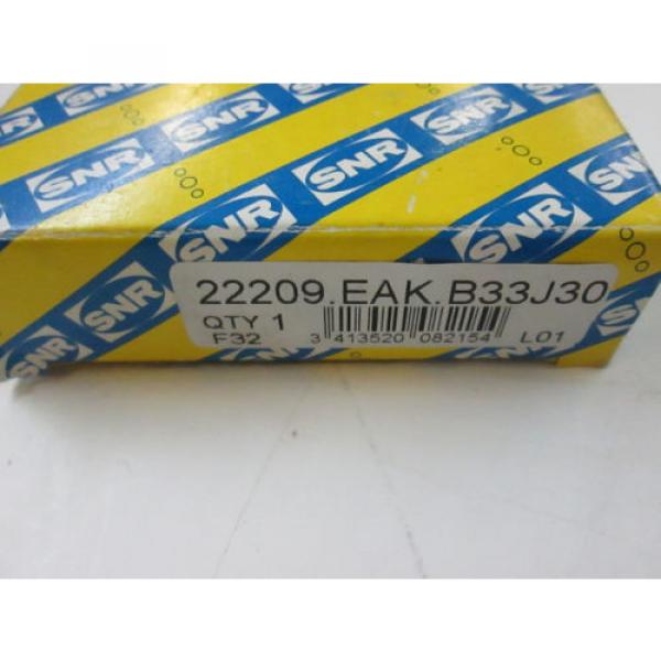 *NEW* SNR 22209EAKB33J30 SPHERICAL ROLLER BEARING TAPER BORE #2 image