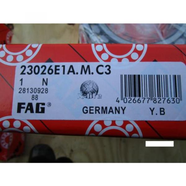 Fag 23026E1A.M.C3, 23026E 1A.M.C3, Spherical Roller Bearing(=2 SKF,NSK ,NTN,SNR) #2 image