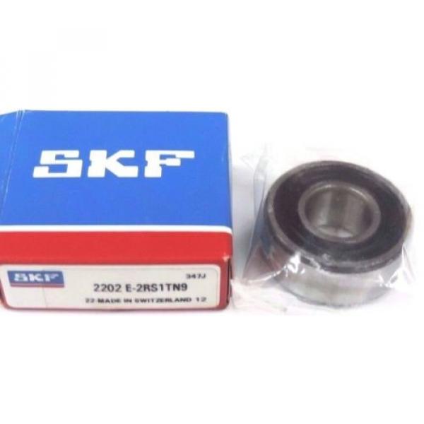 NIB Self-aligning ball bearings Philippines SKF 2202 E-2RS1TN9 SELF ALIGNING BALL BEARING 2202E2RS1TN9 #1 image