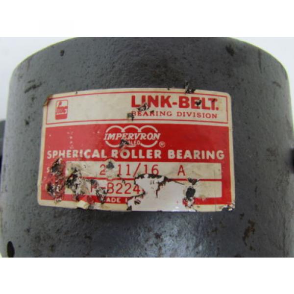 Link-Belt P-B22443 Pillow Block Spherical Roller Bearing 2-11/16&#034;Bore 2-Bolt #3 image