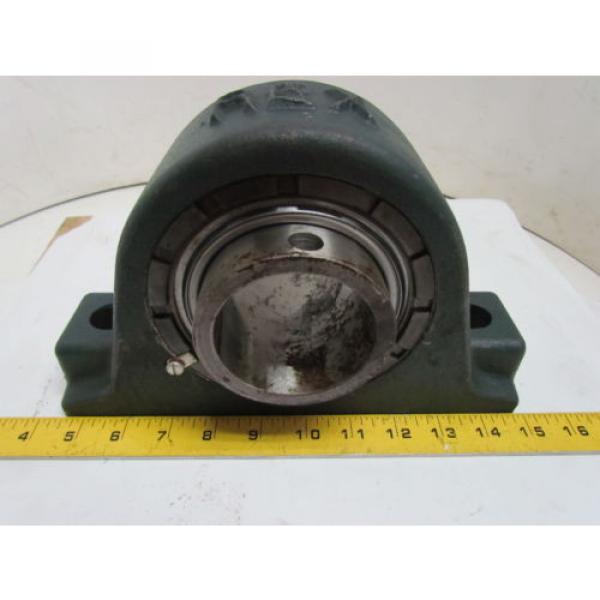 Rex 2211 Pillow Block Bearing 2-11/16&#034; Bore 2-Bolt Mount Spherical Roller #1 image