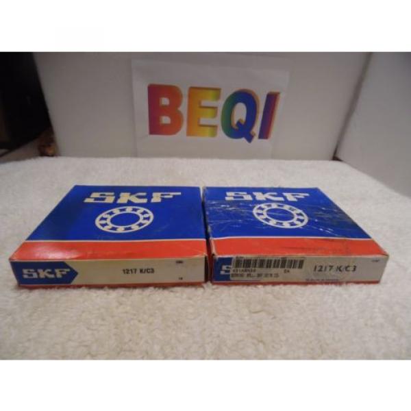 SKF Self-aligning ball bearings Philippines 1217K/C3  Self Aligning Ball Bearing 1217K /C3 NIB Lot of 2 #1 image