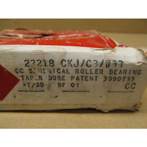 1 NIB SKF 22218 CKJ/C3/W33 SPHERICAL ROLLER BEARING 22218CKJ/C3/W33 #2 image