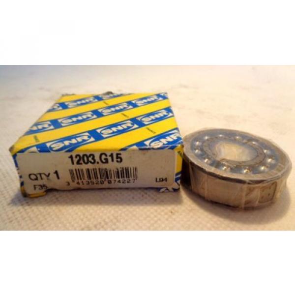 NEW Self-aligning ball bearings New Zealand IN BOX SNR 1203.G15 SELF ALIGNING  BALL BEARING #1 image