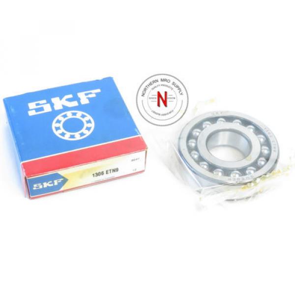 SKF Self-aligning ball bearings Korea 1306-ETN9 SELF-ALIGNING BALL BEARING, 30mm x 72mm x 19mm, FIT C0, OPEN #1 image