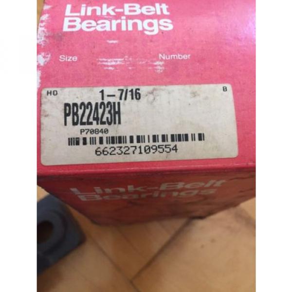 Link Belt Bearings Spherical Roller Pillow Block Bearing PB22423H New In Box #3 image