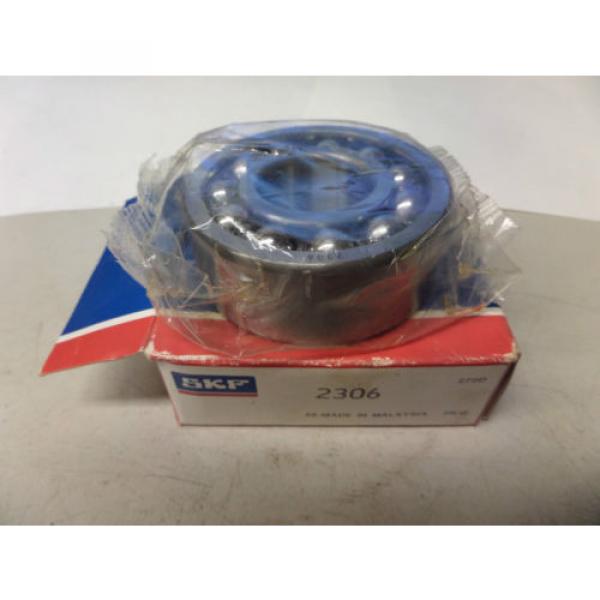 SKF Self-aligning ball bearings Thailand Double Row Self Aligning Ball Bearing 2306 30X72X27MM New #1 image