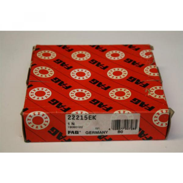 FAG 22215EK Spherical Roller Bearing #1 image