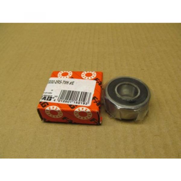 1 ball bearings Greece NIB FAG 2202-2RS-TVH 22022RSTVH SELF ALIGNING BALL BEARING 15MM ID 35MM OD #1 image