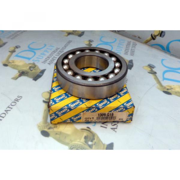 SNR Self-aligning ball bearings Poland 1309.G15 DOUBLE ROW SELF ALIGNING BALL BEARING NIB #1 image