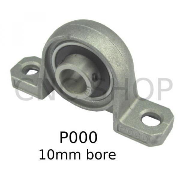 P000 Self-aligning ball bearings Poland 10mm PILLOW BLOCK BOTTOM MOUNT BEARING SELF ALIGNING KP000 BLOCK CNC BALL #1 image