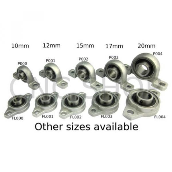 P000 Self-aligning ball bearings Poland 10mm PILLOW BLOCK BOTTOM MOUNT BEARING SELF ALIGNING KP000 BLOCK CNC BALL #3 image