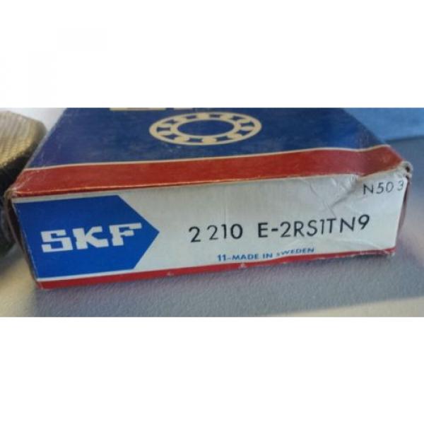 *NEW* ball bearings Spain  SKF   2210 E-2RS1TN9    SELF ALIGNING BALL BEARING #2 image