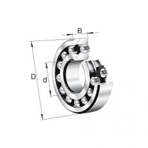 1210-TVH ball bearings Singapore FAG Self-aligning ball bearings 12, main dimensions to DIN 630 #1 image