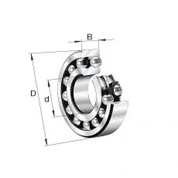 2318-K-M-C3 Self-aligning ball bearings Korea FAG Self-aligning ball bearings 23..-K, main dimensions to DIN 630, #1 image