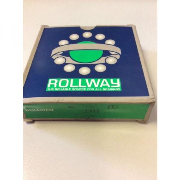 1211 Self-aligning ball bearings UK BEARING , ROLLWAY, SELF ALIGNING DOUBLE ROW BALL BEARING #1 image