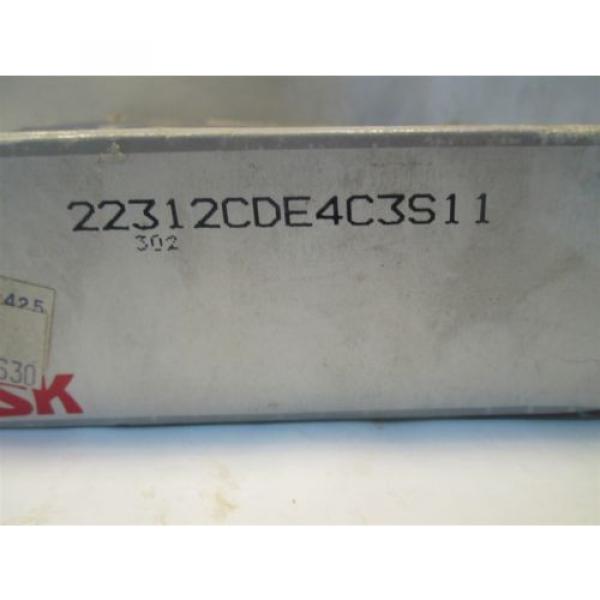 NSK Spherical Roller Bearing 22312CDE4C3S11 #2 image