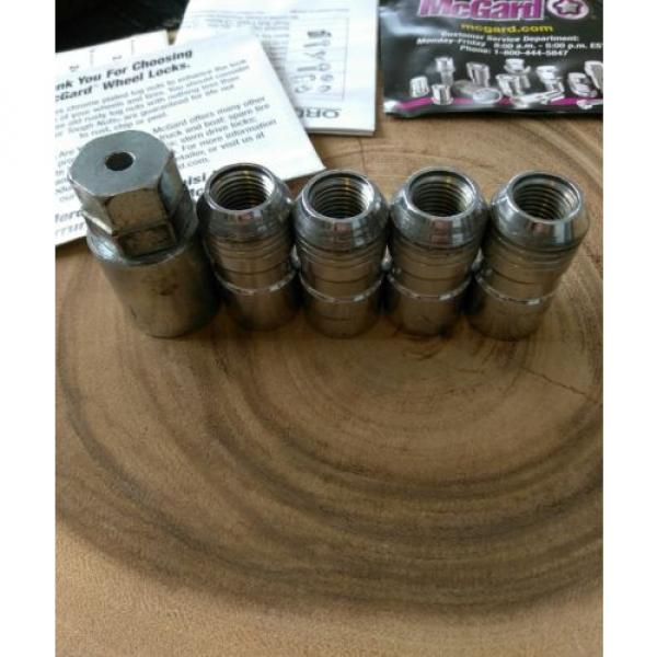 McGard 24215 Chrome 14x1.5 Cone Seat Locking Lug Nuts - 4 Wheel Locks and 1 Key #4 image