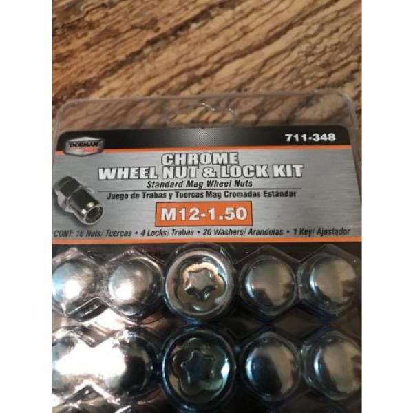 Dorman Pack of 16 Wheel Nuts w/ 4 Lock Nuts &amp; Key (711-348) #2 image