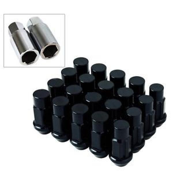 M12X1.5mm Aluminum Wheel Lug Nuts 20pcs w/ Lock Fit GS350 IS300 IS350 ISF RCF #1 image