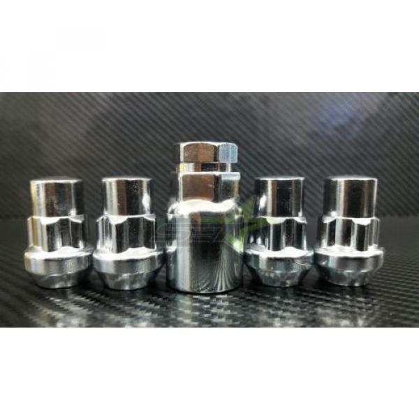 LOCKING LUG NUTS WHEEL LOCKS CHROME 14X1.5 | 8x6.5 | CHEVY GMC SILVERADO HUMMER #2 image