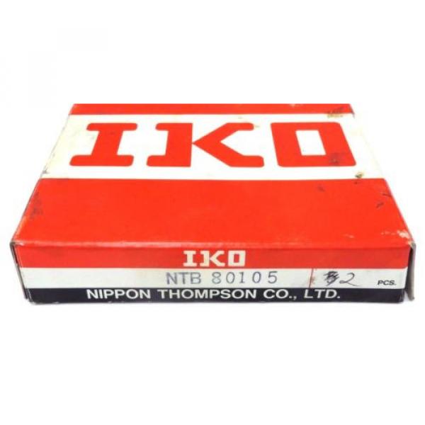 NIB IKO NTB 80105 THRUST NEEDLE ROLLER BEARING 80X105X4, NTB80105 #3 image