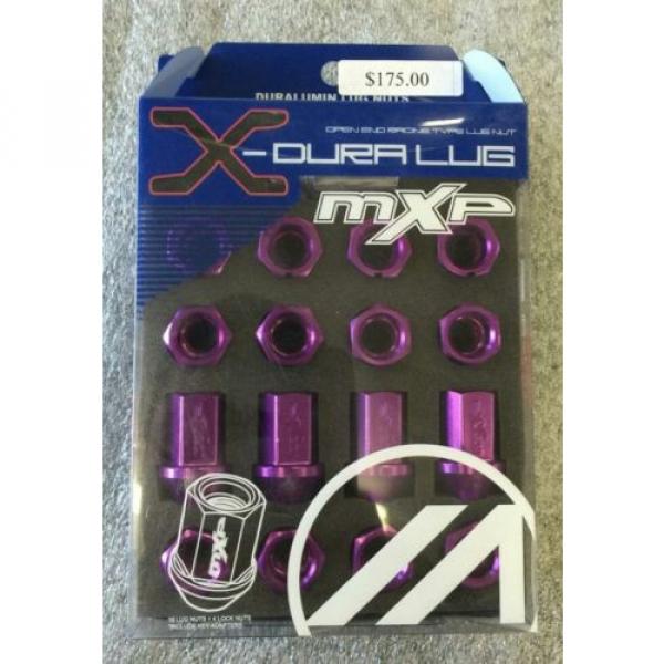 MXP X-DURA FORGED WHEELS OPEN LOCK LUG NUTS 12x1.5 ACORN RIM PURPLE 12X1.5 20pcs #1 image