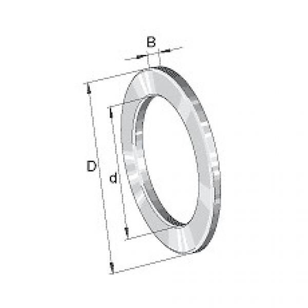 ZS2141 INA Washer for Needle Roller Thrust Bearings #1 image