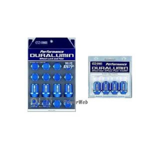 NEW ENKEI Performance Duralumin Lock Nuts Set for 5H 19HEX 35mm M12 P1.25 BLUE #1 image