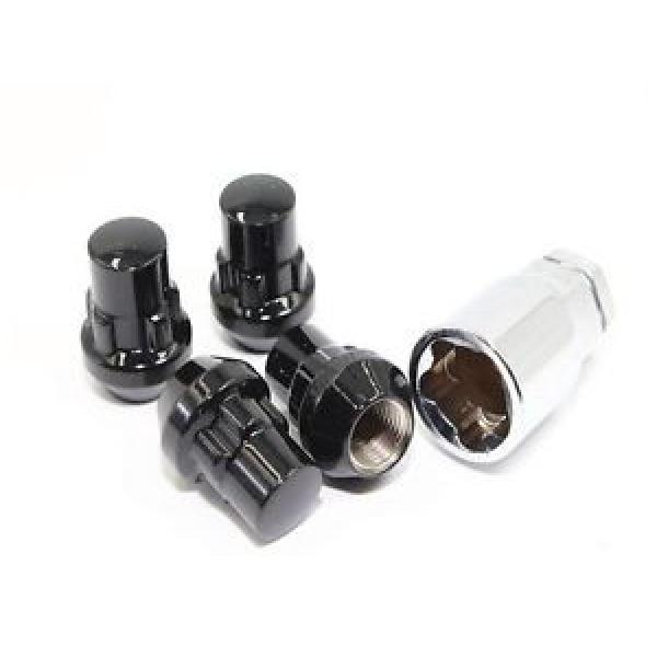 4 Black Wheel Lug Nut Locks W/Key 14x1.5mm SUV Range Rover HSE Sport LR3 LR2 #1 image