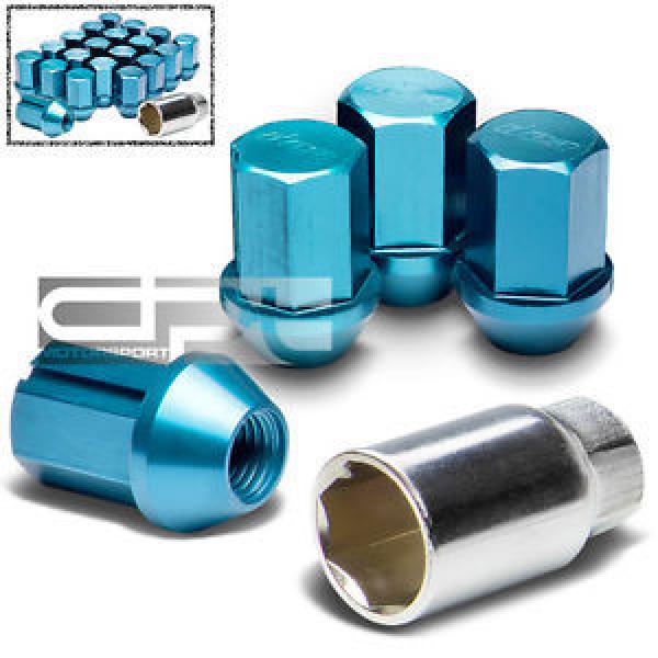 X20 LOCKING LUG WHEEL BLUE LOCK NUTS M12X1.5 12X1.5 #1 image